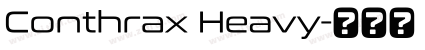 Conthrax Heavy字体转换